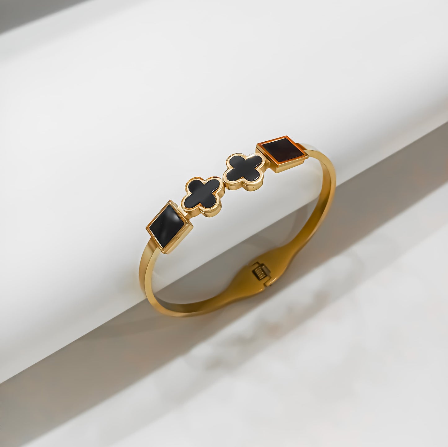 Midnight Shapes – Designer-Inspired Stainless Steel Bracelet
