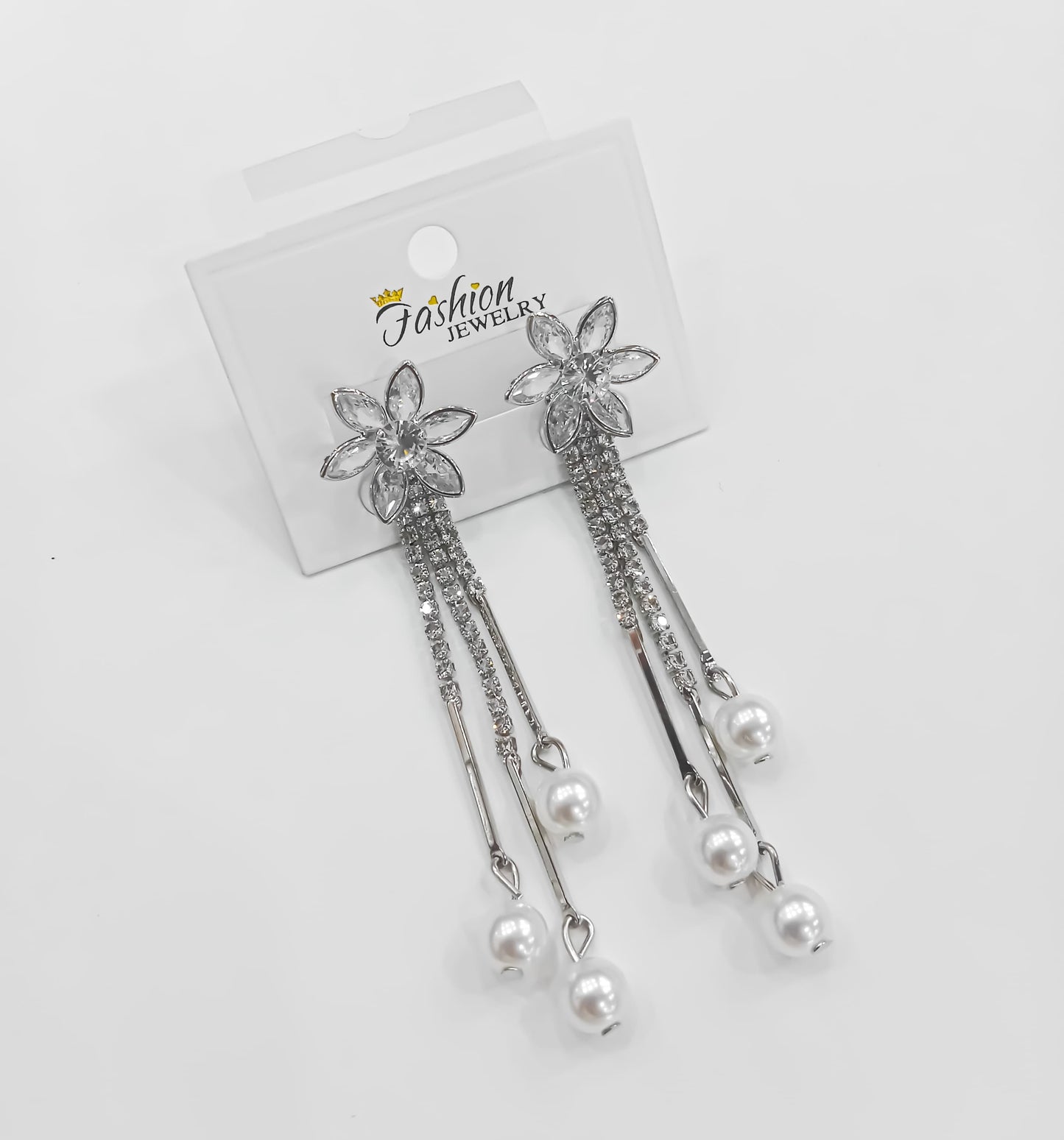 Jhoomar Jhumkay – Floral Shine with Pearl Rain