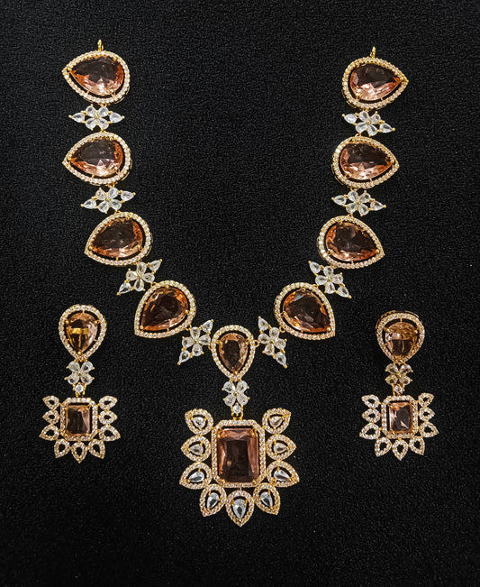 Golden Petals - Floral Pearl Bridal Collection