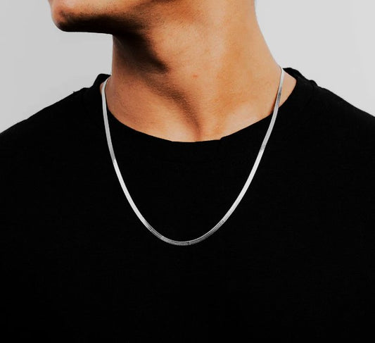 Sleek Flow – 2mm Flat Snake Chain