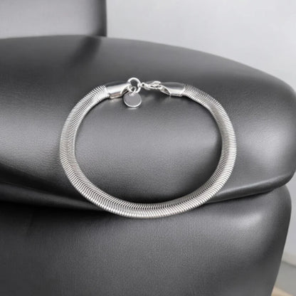 Silver Serpent – Snake Chain Bracelet