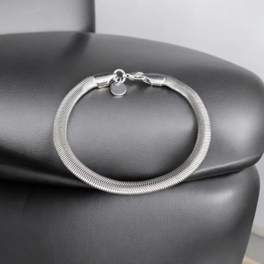 Silver Serpent – Snake Chain Bracelet
