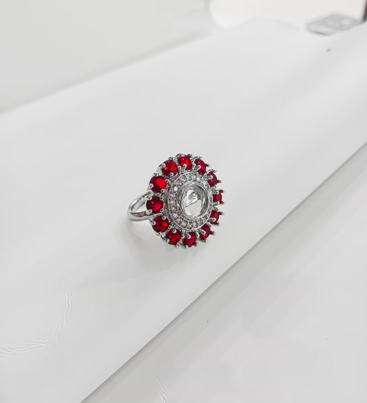 Lal Ishq – One Carat Red Elegance Artificial Ring
