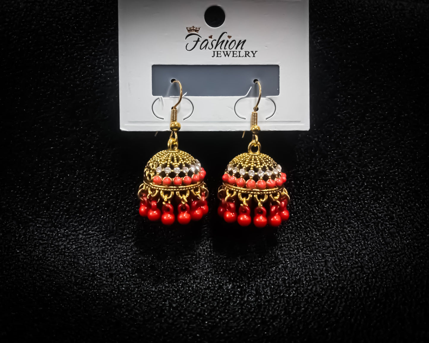 Laal Jhumar – Glam Red Jhumka Design