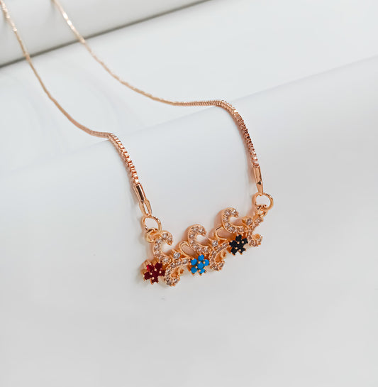 Carnival Bloom – Festive Florals in Rosé Charm