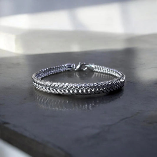 Snake Spine - Stainless Steel Chain Bracelet