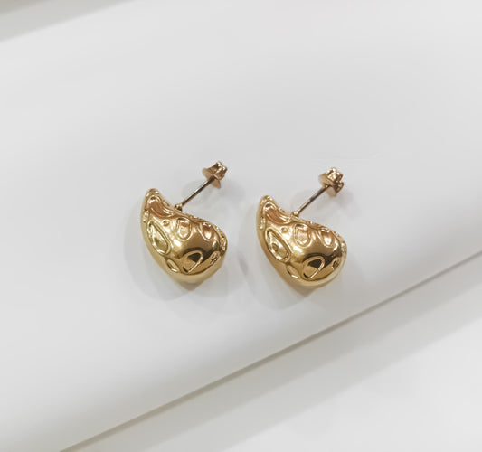Molten Muse Sculpted Gold Earrings