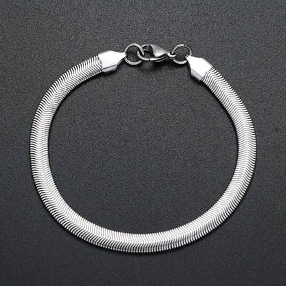 Silver Serpent – Snake Chain Bracelet