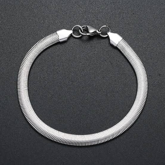 Silver Serpent – Snake Chain Bracelet